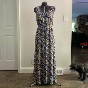 Lucky Brand Floral maxi dress size xs
